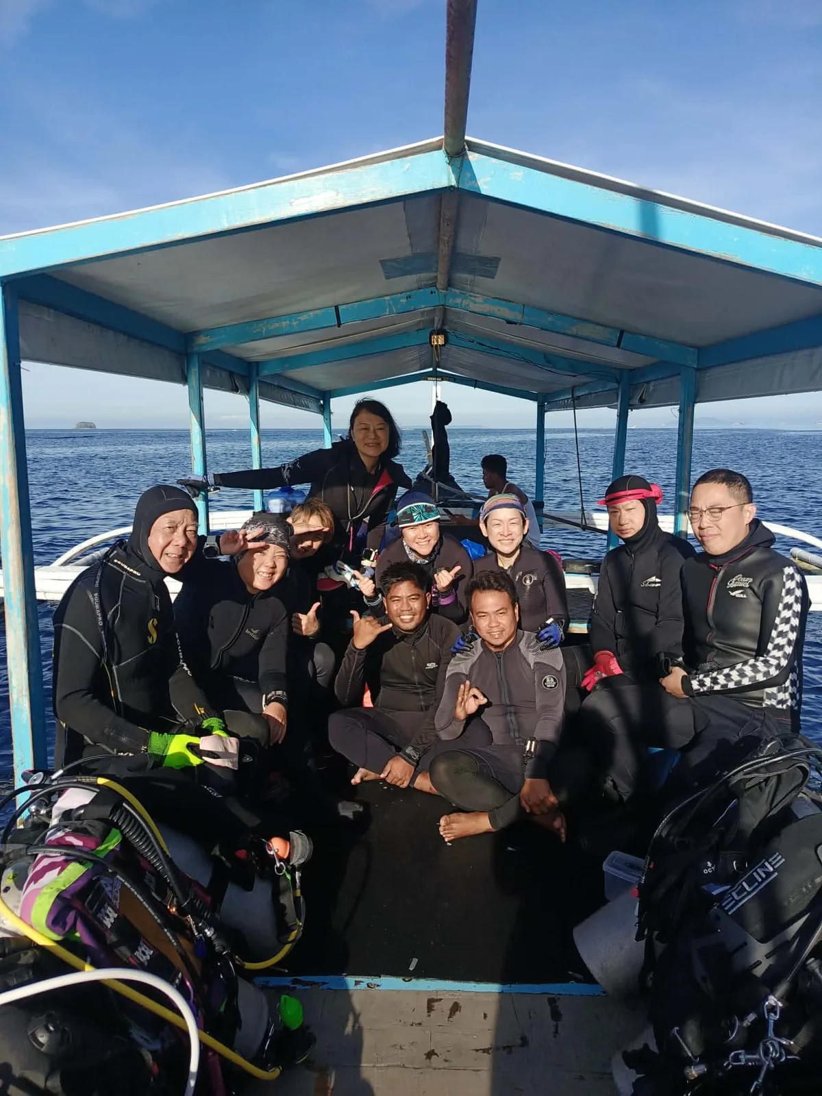 Jomel with the Casa Escondida dive group